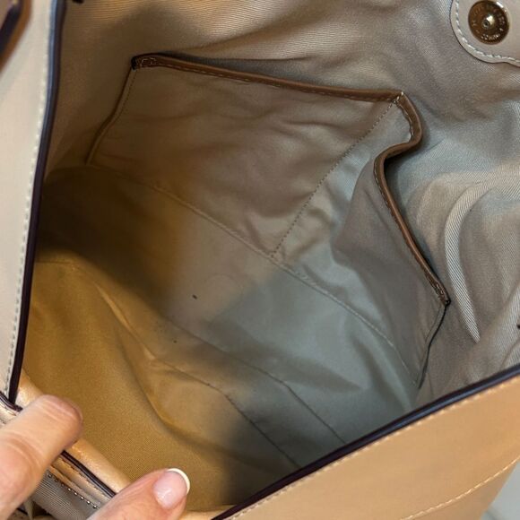 Coach Lexy Jacquard Canvas & Leather Shoulder Bag - Picture 16 of 16